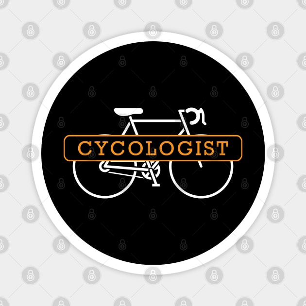 Cycologist - Cyclist Magnet by KC Happy Shop